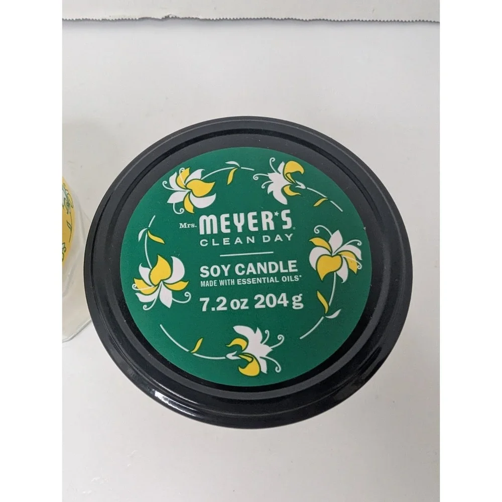 Mrs Meyer's Clean Day Honeysuckle Soy Candles 7.2 oz Lot of 2 Discontinued